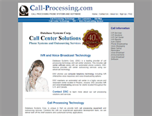 Tablet Screenshot of call-processing.com